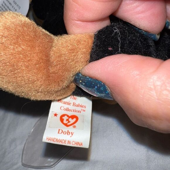TY Original Beanie Baby “Doby” Style 4110 - Picture 8 of 9